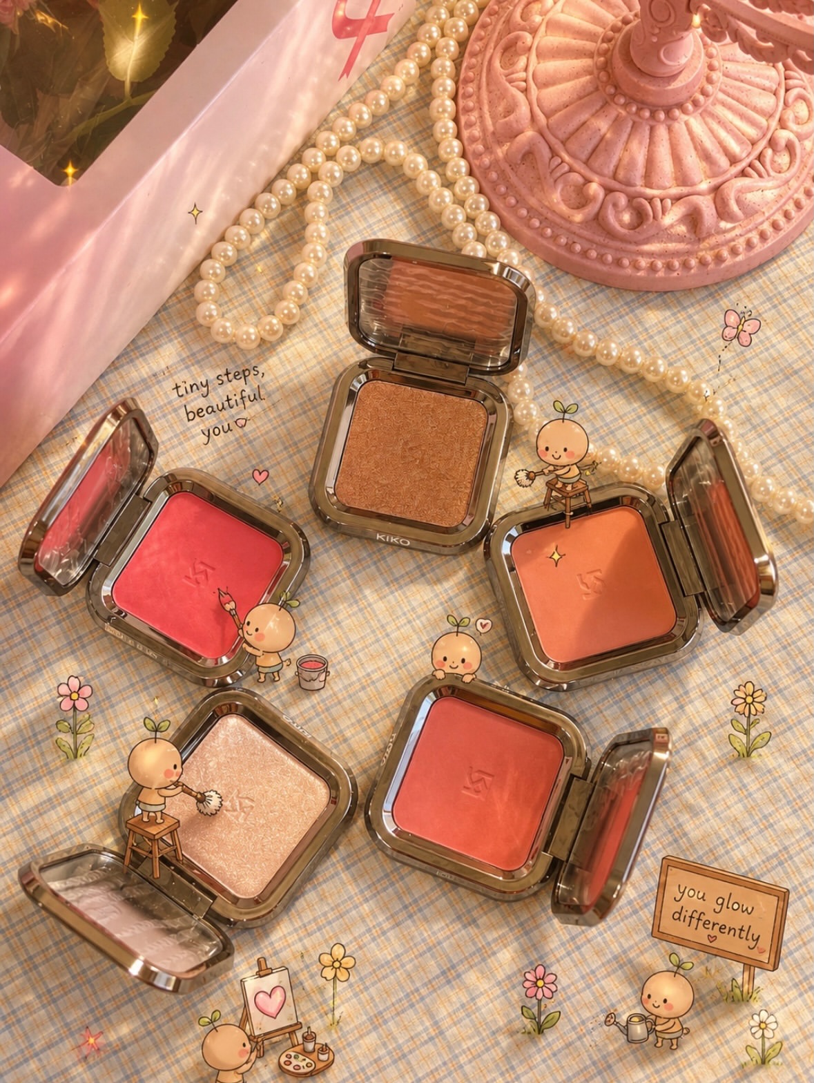 رژگونه و هایلایتر KIKO Milano